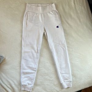 Champion White Joggers